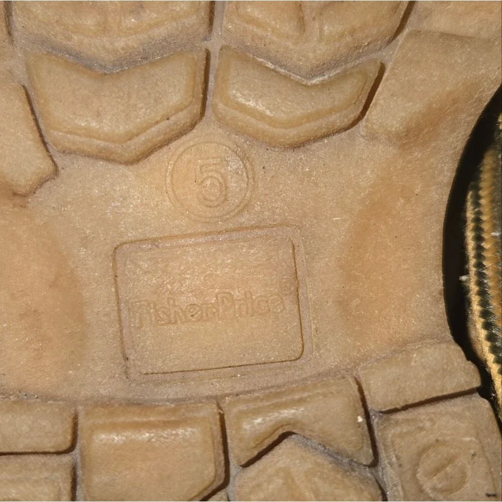 Fisher-Price Tan and Black Rugged Boots